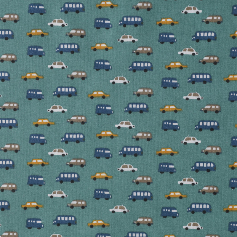 Printed Cotton LUIGI Veronese / Mustard